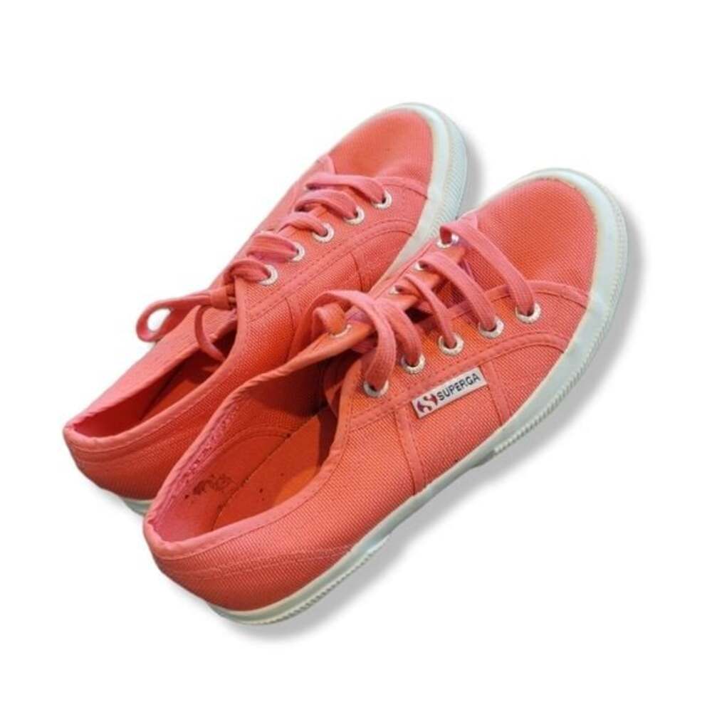 Superga Pink Canvas Shoes